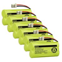 iMah BT183342 BT283342 BT166342 BT266342 BT162342 BT262342 Cordless Phone Battery Compatible with AT&T EL52100 EL50003 CL80100 CL80111 CRL80112 EL50003 VTech CS6709 CS6609 CS6509 CS6409, 6-Pack