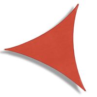 PATIO Paradise 23' x 23' x 23' Red Sun Shade Sail Triangle Canopy, 180 GSM Permeable Canopy Pergolas Top Cover, Permeable UV Block Fabric Durable Outdoor, Customized Available