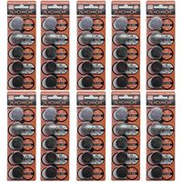 eCoreCell (50pcs) CR2430 5011LC 3V 3 Volt Lithium Single Use Non-Rechargeable Button Coin Cell Battery