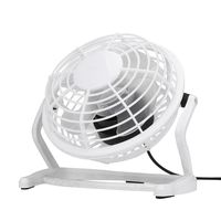 GBSELL Portable Notebook Laptop Computer Super Mute PC USB Cooler Desk Mini Fan (White)