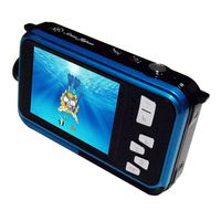 Sirius America Waterproof Camera 【Color：Blue】 4 Colors Digital Eswc-B1