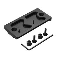 Tough Tactical Tools Keymod Arca-Swiss Rail Adapter, RRS Tripod Dovetail Adapter (Keymod)