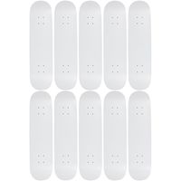 Moose 10 Count 7.5" Blank Skateboard Deck Dipped White 7-Ply Canadian Maple