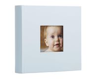 Pearhead Baby Photo Album, Light Blue