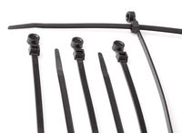 THE CIMPLE CO - 14 inch Black Nylon Zip Ties : Strong Zip Tie, Wire Ties : Indoor and Outdoor Rated -Screw Mounting Hole, Made in The USA, Zip Ties (Wire Ties, Cable Ties), 100 Pack - Black - 14"