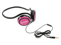 Cellet 3.5mm Stereo Sports Hands-Free Headset with Microphone - Retail Packaging - Pink