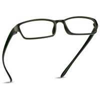 LifeArt Plastic Blue Light Blocking Glasses,Rectangle Computer Reading Glasses,Transparent Lens,Reduce Headaches&Eyestrain,Stylish for Women/Men +3.25