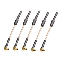 AKK 5pcs 90 Degree MMCX to Brass Dipole Antenna 70mm FPV Antenna