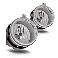 Fog Lights For Dodge Caravan Charger Challenger Caliber Chrysler Pacifica Sebring Jeep Patriot Compass (OE Style Clear Lens w/Bulbs)