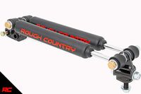 Rough Country 87308 Dual Steering Stabilizer (for 2.5-6.5-inch Lifts w/ Black Shocks - Select Years: Jeep Cherokee XJ, Comanche MJ, Wrangler TJ 4WD)
