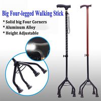 jkl Multifunction Adjustable Walking Stick with Non-Slip Grip Handle Lightweight Aluminium Cane for Balance Mobility Aid,B