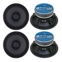 4) Audiopipe APMB8 8" 2000W Low/Mid Bass Frequency Loudspeakers Speakers APMB-8