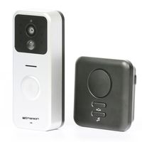 Emerson ER107001 Wifi Enabled Smart Video Doorbell with 2 Way Talk, Night Vision, Motion Activated Alerts