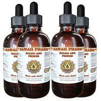 Boldo and Fringe tree Liquid Extract, Boldo (Peumus boldus) and Fringe tree (Chionanthus virginicus) Tincture 4x4 oz