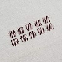 Rounded Square Match Strikers 0.75" - Honeycomb Pattern