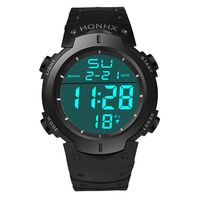 Becoler Men's Boy LCD Digital Date Rubber Sport Wrist Watch