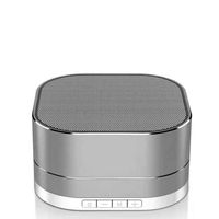 Q3 KEROLFFU Portable Wireless Bluetooth Speaker, LED Ring Light,HD Sound and Bass for iPhone Ipad Android Smartphone SLV