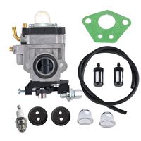 Hipa 300486 Carburetor for Earthquake E43 E43CE Auger MC43 MC43CE MC43E MD43 Tiller Cultivator WE43 WE43E Edger Powermate PEA438 PCV43 Southland SCV43 SEA43 SEA438 Eskimo Mako M43 43cc 51.7cc Engine