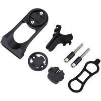 Tbest Out-Front Bike Mount,Aluminum Alloy Bicycle Computer Mount Holder Sports Camera Handlebar Extension Bracket Support for Garmin Bryton Cateye(Black)
