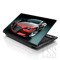 LSS 15 15.6 inch Laptop Notebook Skin Sticker Cover Art Decal Fits 13.3" 14" 15.6" 16" HP Dell Lenovo Apple Asus Acer Compaq (Free 2 Wrist Pad Included) Red Audi Car