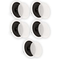 Theater Solutions CS8C In Ceiling 8" Speakers Surround Sound Home Theater 5 Speaker Set CS8C-5S