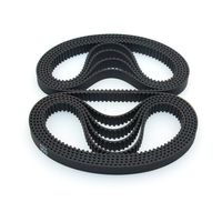 BIQU 3D Printer Timing Belt 200-2GT-6 Closed Loop Rubber Belt 200mm Width 6mm (Pack of 10pcs)