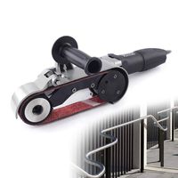 110V 800W Stainless Steel Tube Pipe Metal Railings Belt Sanding Machine Polisher 6 Level Adjustable Speed