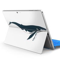 igsticker Ultra Thin Premium Protective Back Stickers Skins Universal Tablet Decal Cover for Microsoft Surface Pro 4/ Pro 2017/ Pro 6(2018) 011425 sea　Creature　Inhale