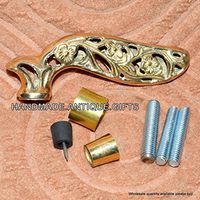 VINTAGE BRASS Wooden Handmade walking Canes Wood Stick Brass Handle Canes Derby