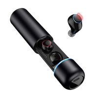 Wireless Earbuds Bluetooth 5.0 Auto Pairing Touch Control (2019 New) TWS Bluetooth Earbuds with Mic HD Call Deep Bass 30H Playtime HiFi Stereo Sport Bluetooth Headphones Headsets Earphones (Black)