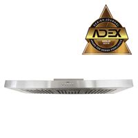 KOBE RAX2130SQB-1 Brillia 30-inch Under Cabinet Range Hood, 3-Speed, 750 CFM, LED Lights, Baffle Filters
