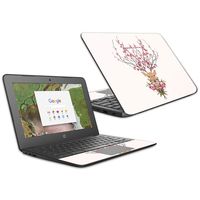MightySkins Skin Compatible with HP Chromebook 11 G6 11.6" (2018) - Spring Deer | Protective, Durable, and Unique Vinyl Decal wrap Cover | Easy to Apply, Remove, and Change Styles | Made in The USA