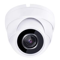 HDView 2.4MP 4-in-1 HD (TVI/AHD/CVI/960H) 1080P Outdoor Wide Angle 2.8mm Lens Black Film Technology Better IR Night Vision Turbo Platinum Dome Camera White