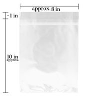 Golden State Art, Pack of 50, Acid-Free 8 3/8 x 10 1/8 inches Crystal Clear Sleeves Storage Bags for 8x10 Photo Framing Mats Mattes