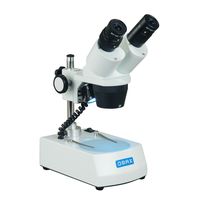 OMAX 20X-40X Dual LED 3D Stereo Microscope with Multi-Power (Batteries and AC Adapter) and All Metal Frame + Premium Quality Optics