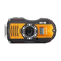 RICOH waterproof digital camera WG-5GPS orange waterproof 14m withstand shock 2.2m cold -10 degrees 04662