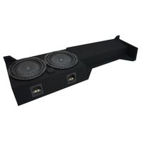 Compatible with 2005-2015 Nissan Frontier Crew Cab Truck Kicker CompVT CVT10 Dual 10" Sub Box Enclosure - Final 2 Ohm