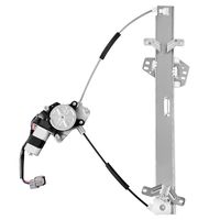 Power Window Regulator With Motor Assembly for 2003-2007 Honda Accord 4 Door Sedan, Front Left LH Driver Side, 6 Pin Connector.