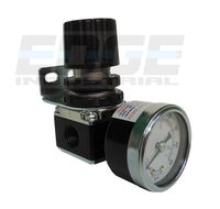 MINI PRESSURE REGULATOR FOR COMPRESSED AIR SYSTEMS, 1/4" NPT PORTS, ADJUST 7 TO 140 PSI