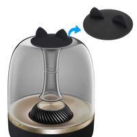 Harman Kardon Speaker Anti-dust Cover - Silicone Lip for Harman Kardon Soundsticks II, III and Aura Studio 1, 2 Bluetooth Transparent Speaker System (Cat Black)