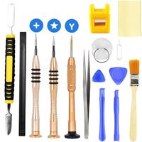 Feigo 15 Packs iPhone Repair Kit for iPhone 8/iPhone 7 - Most Complete Premium Opening Pry Tool with Magnetizer Screwdriver for iPhone X/7 Plus/6 Plus/6S/6/5/5S/5C/5/4S/4 Plus iPod/iTouch/iWatch