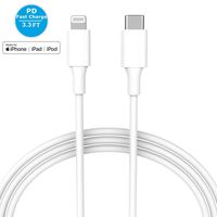 Amoner USB C to Lightning Cable [3FT Apple MFi Certified] PD Fast Charging Cable Compatible iPhone 11/11 Pro/11 Pro Max/X/XS/XR/XS Max/8/8 Plus, Supports Power Delivery [Use USB-C Wall Charger]