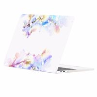 TOP CASE MacBook Pro 13 inch Case 2019 2018 2017 2016 Release A2159 A1989 A1706 A1708, Floral Pattern Graphics Rubberized Hard Case Compatible MacBook Pro 13" W/WO Touch Bar - Blue Flowers