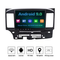 Dasaita 10.2" Car Audio Stereo GPS Navigation Android 9.0 for Mitsubishi Lancer EVO 2007-2017 Bluetooth Radio Car Vehicle Music Video Player Multimedia Touchscreen Head Unit Hexa Core 4G+64G