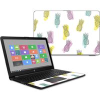 MightySkins Skin Compatible with HP 15t Laptop 15.6" (2017) - Funky Pineapples | Protective, Durable, and Unique Vinyl Decal wrap Cover | Easy to Apply, Remove, and Change Styles | Made in The USA