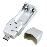 Rechargeable NiMH Battery AA AAA High Capacity USB Charger AAA/AA2=160mA USB DC5V Input USB Port/AC Converter Powered
