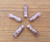 [A&S Crystals] AMETHYST ORGONE Single Terminated Gemstone Crystal Pencil Point (One)