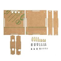 TPA3116D2 Professional 120Wx2 Digital 4.0 Audio Receiver Amplifier Module Board with Acrylic Case DIY(Blue & Transparent)