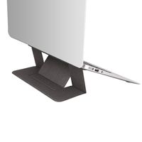 World's First Invisible Laptop Stand, Best Gift for Friend-Men-Women-Student Computer Desk- It's Lightweight, Portable, Convenient, a Computer Stand That You can Carry with yo. (Gray)