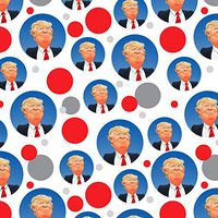 GRAPHICS & MORE Happy Donald Trump Make America Great Premium Gift Wrap Wrapping Paper Roll